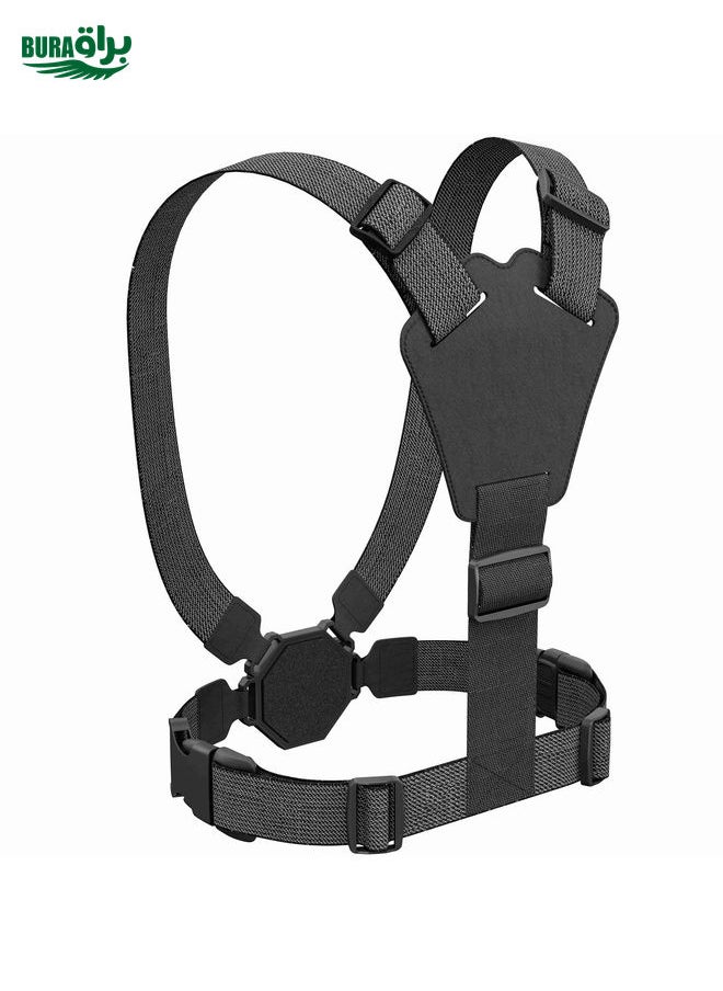 BURAQ STARTRC Action Camera Magnetic Quick Release Bracket POV View Chest Strap(Black)  - Image 4