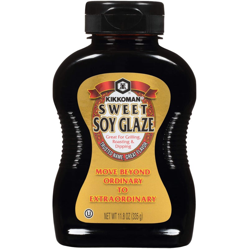 Kikkoman  Sweet Soy Glaze Great for Grilling Roasting  Dipping  Low Sodium  No Fat  Kosher certified GlutenFree  AllPurpose Seasoning Dishes  Sealed Packed Bottle  118 oz Pack of 9 - Image 3