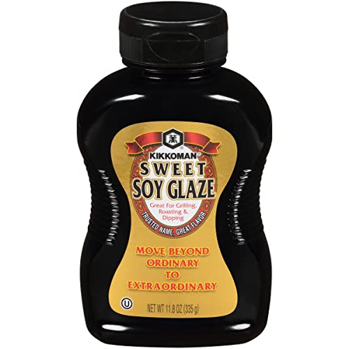Kikkoman  Sweet Soy Glaze Great for Grilling Roasting  Dipping  Low Sodium  No Fat  Kosher certified GlutenFree  AllPurpose Seasoning Dishes  Sealed Packed Bottle  118 oz Pack of 9 - Image 5