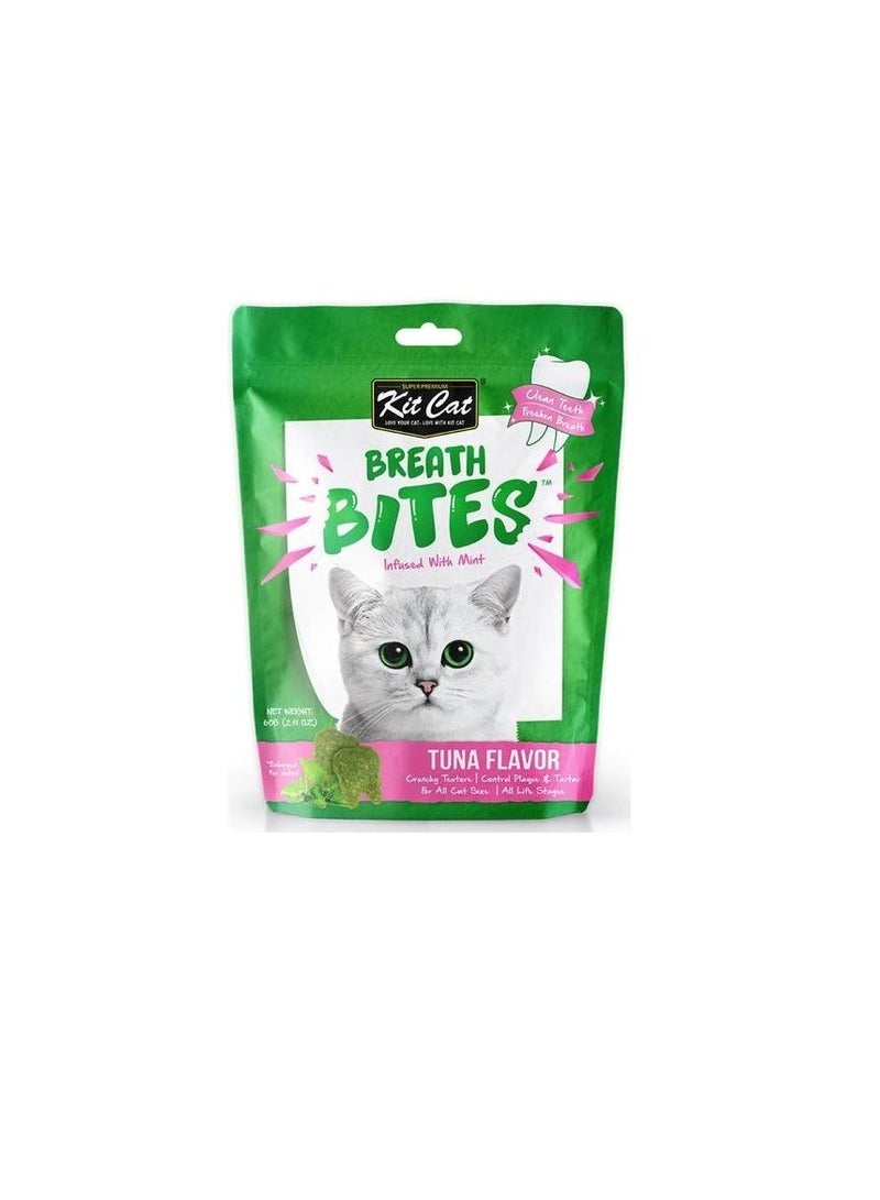 Kit Cat Breath Bites Tuna Flavour Cat Treats - Image 1