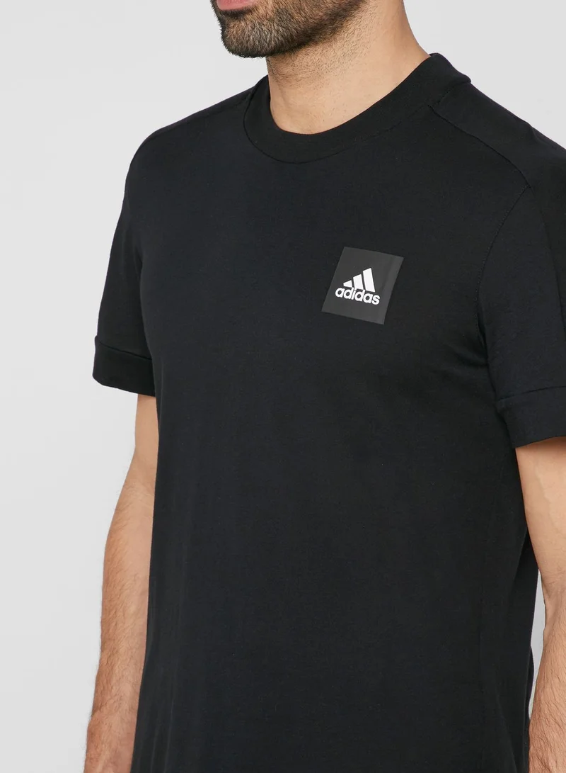 Adidas ID 3 Stripe T-Shirt
