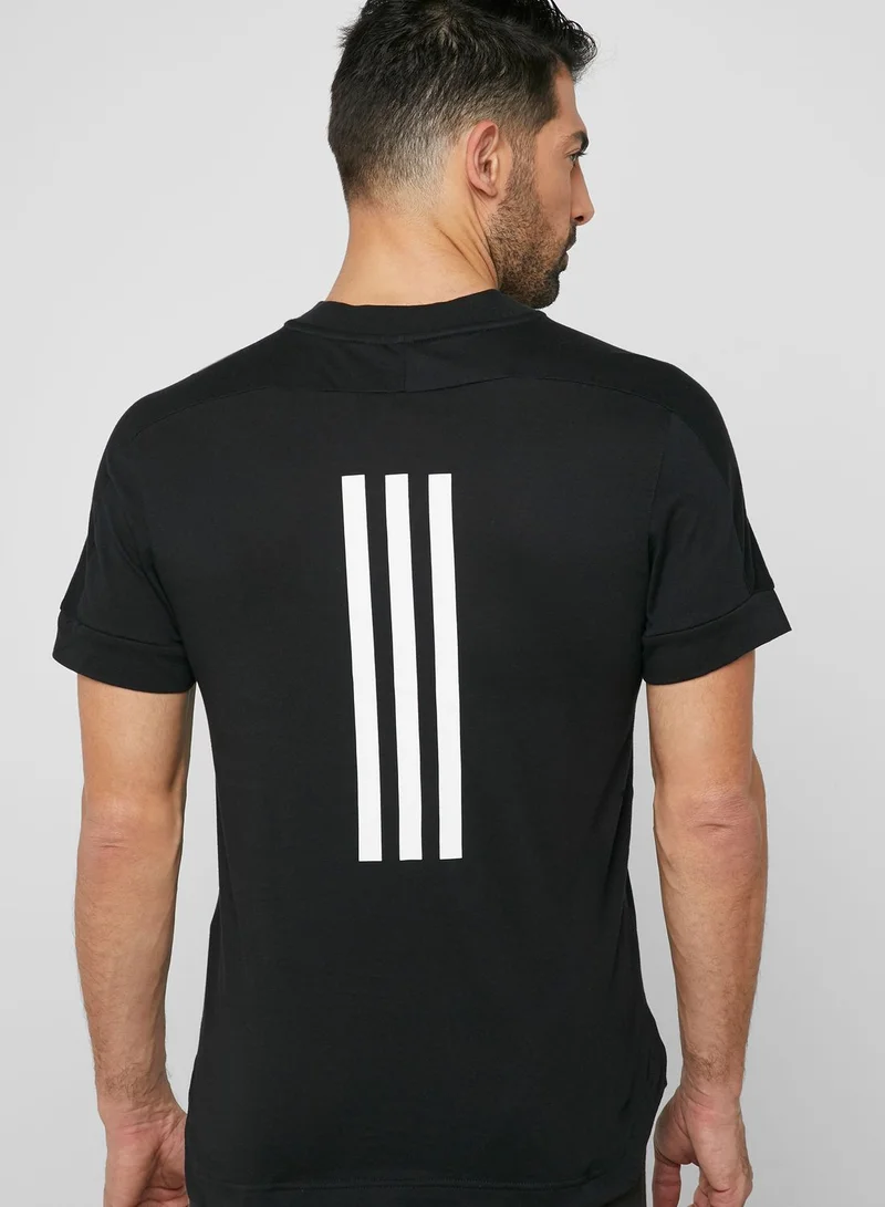 Adidas ID 3 Stripe T-Shirt