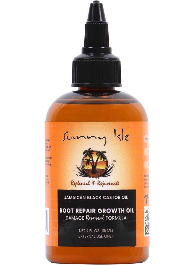 صاني آيل زيت الخروع الأسود الجامايكي لإصلاح جذور الشعر ونموه 118 مل
