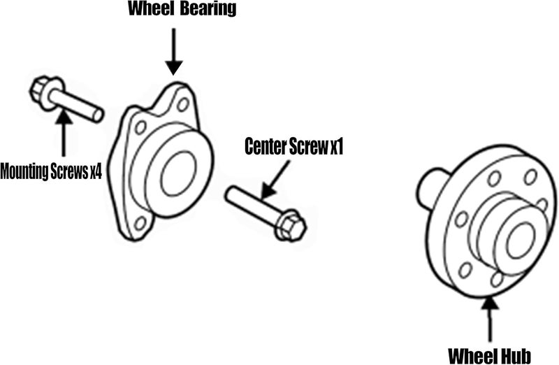 QJZ BR930817K Front Wheel Hub Bearing Assembly for Audi A Series, S Series, Q5 - Image 2