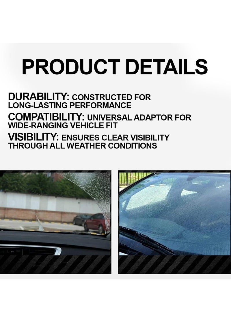 3XR - High Quality 26" 650mm Universal Car  Wiper Blade All Season Universal Car Wiper Blade 1 Pcs -3XR - Image 1