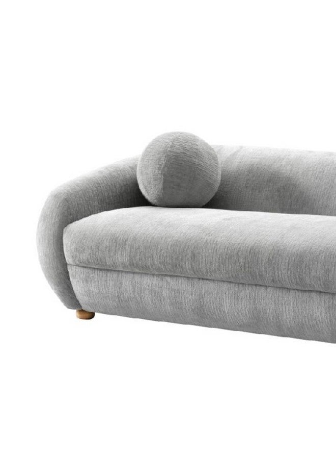 Micasa Elegant and Modern Design 3-Seater Sofa Light Grey 68 x 95 x 217 cm OSF-1441-3S - Image 3