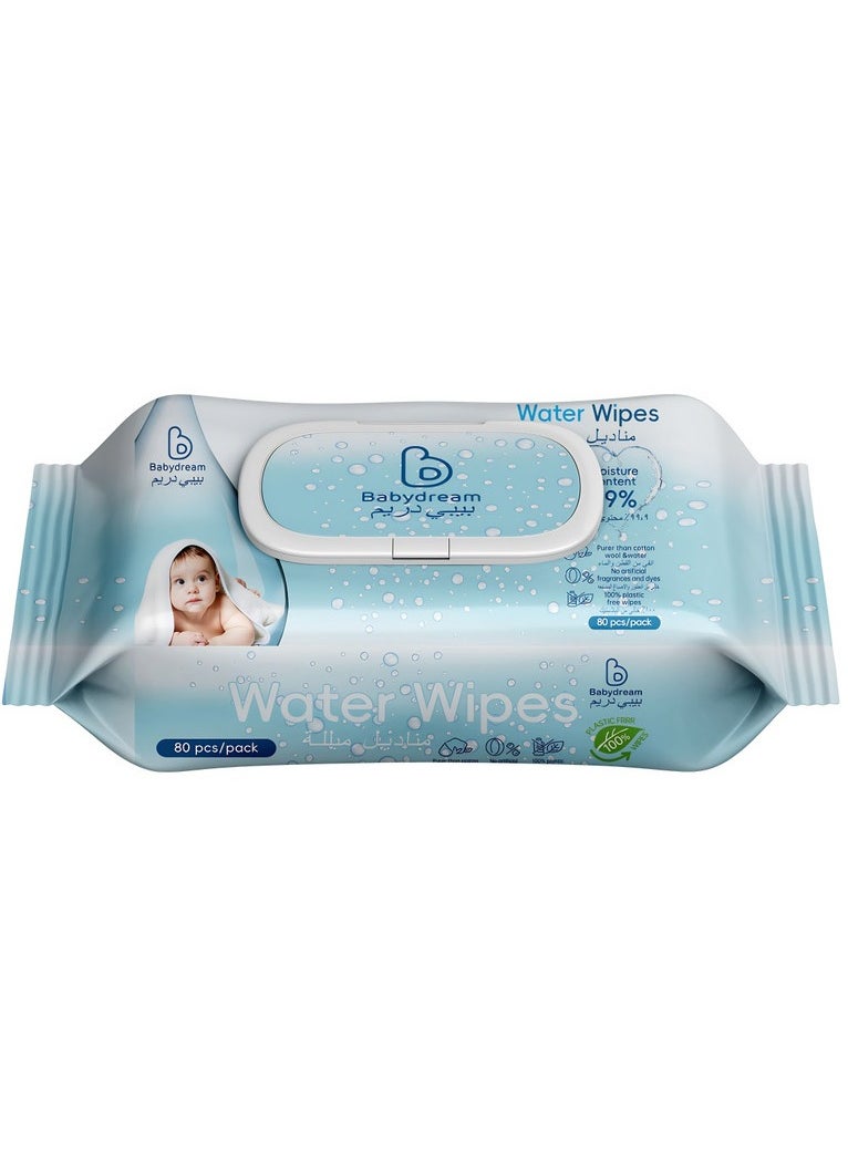 BabyDream Babydream Water Wipes 80pcs pack 