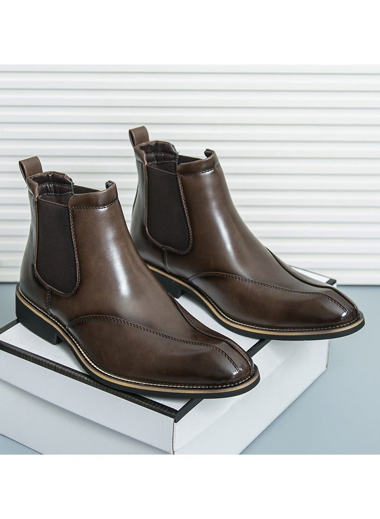 Shougu Versatile Retro Casual Leather Shoes  - Image 1