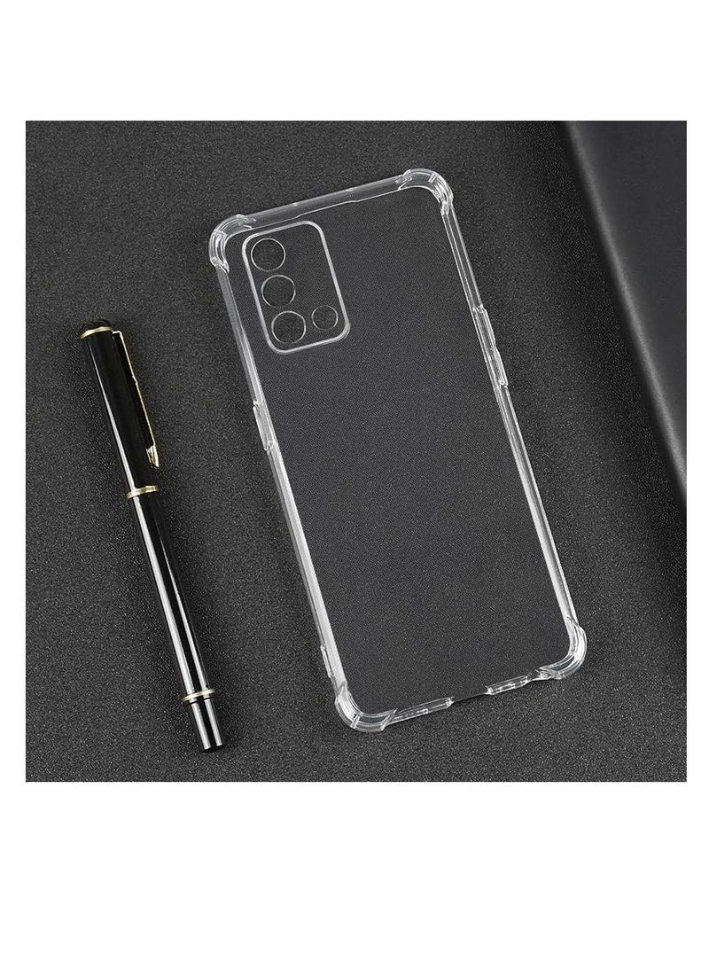 Oppo A74 4G / Oppo F19 4G / Oppo A95 4G Clear TPU Four Corners Protective Cover Transparent Soft funda  - Image 2