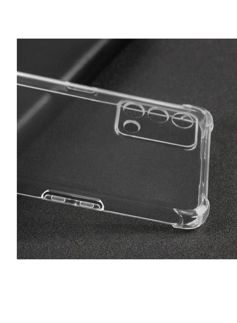 Oppo A74 4G / Oppo F19 4G / Oppo A95 4G Clear TPU Four Corners Protective Cover Transparent Soft funda  - Image 3