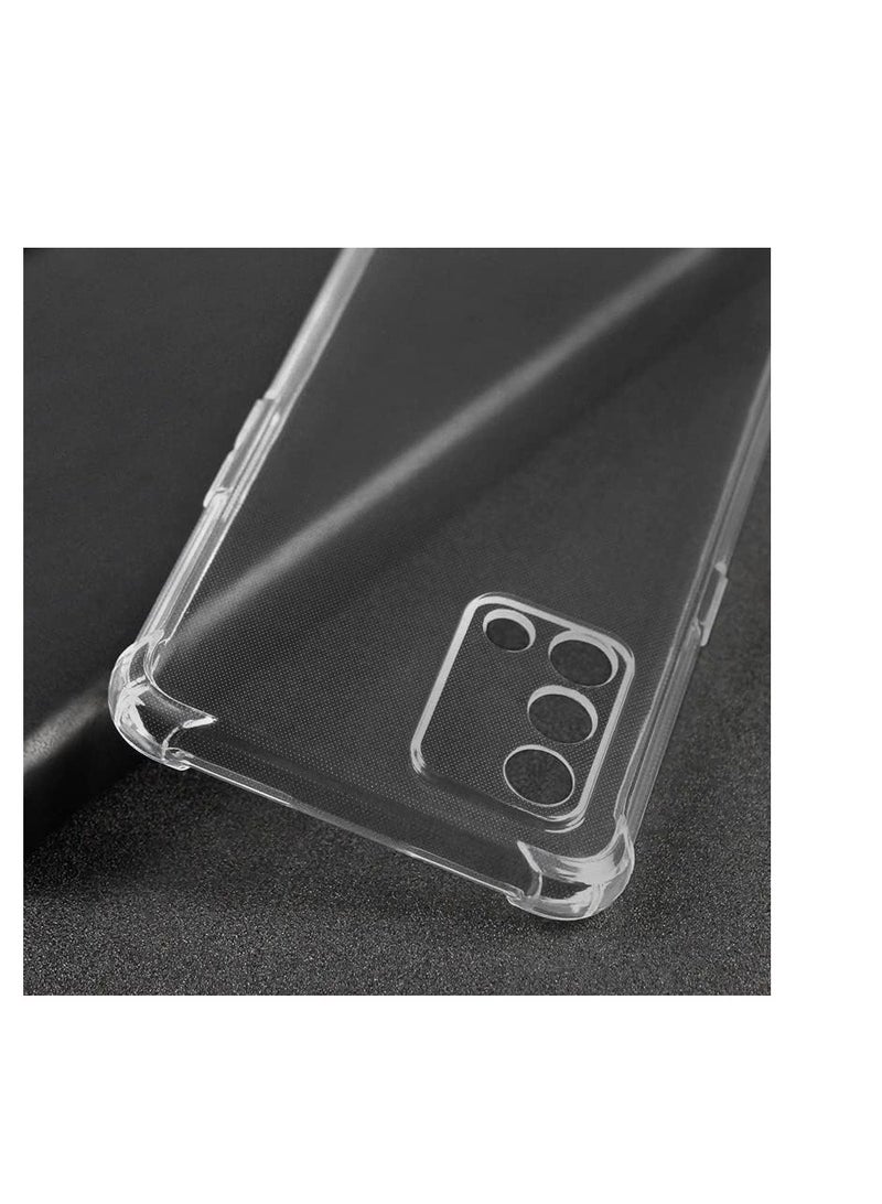 Oppo A74 4G / Oppo F19 4G / Oppo A95 4G Clear TPU Four Corners Protective Cover Transparent Soft funda  - Image 4