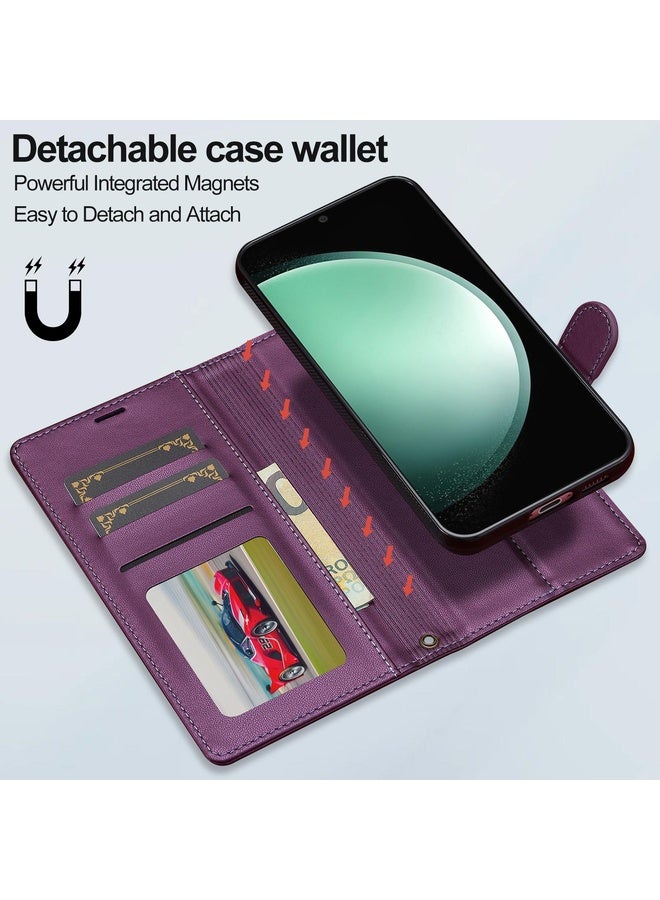 BURAQ Case Cover For Samsung Galaxy A35 5G LC.IMEEKE L2 Series Detachable Magsafe PU Phone Case with Lanyard(Purple) - Image 4