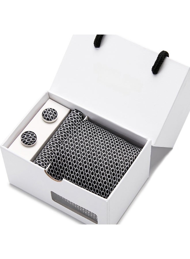 Shougu Men's Business Dress 8cm Tie Gift Box 
