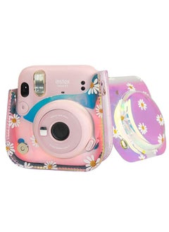 KASTWAVE Camera Case Compatible For Fujifilm Instax Mini 11, Mini 8, Mini 8+, Mini 9 Camera Bag PVC Protective Cover, with Adjustable Shoulder Strap  - Image 2