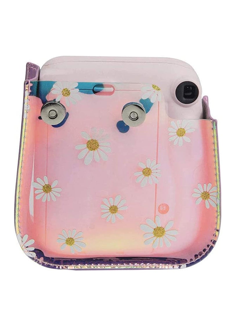 KASTWAVE Camera Case Compatible For Fujifilm Instax Mini 11, Mini 8, Mini 8+, Mini 9 Camera Bag PVC Protective Cover, with Adjustable Shoulder Strap  - Image 4