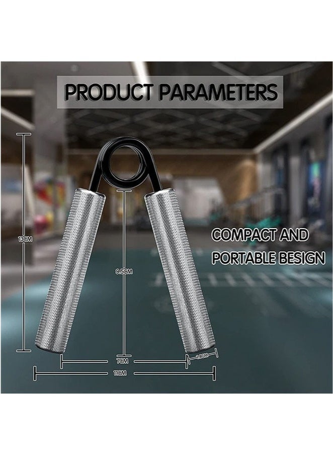 جوجو الحب معدن مسك اليد مجموعة ملونة، 50LB/22KG-300LB/136KG 6 حزمة لا انزلاقات ثقيلة الخدمة مدرب قوة الإمساك مع صندوق هدية، المعصم الكبير و الذراع الأمامي تمرين اليد - Image 2
