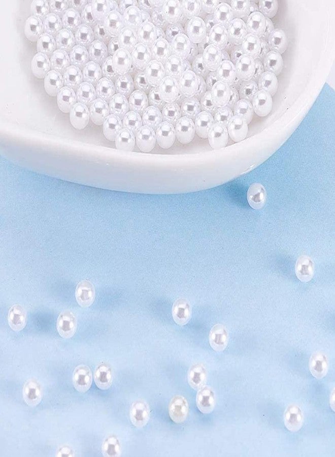 Cymtoo 200pcs White Pearl Beads 8/12mm Loose Spacer Pearls No Hole for Vase Filler, Wedding, Birthday Party, Home Decoration - Image 3