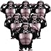 Vertintong 6 Pcs 27 Inch Gorilla Aluminum Foil Balloons Large Jungle Gorilla Party Balloons Monkey Balloon Birthday Decorations for Safari Animal Themed Party Baby Shower Supplies - Image 3