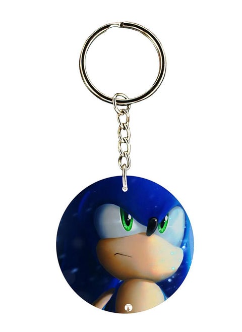 Sonic Printed Keychain
