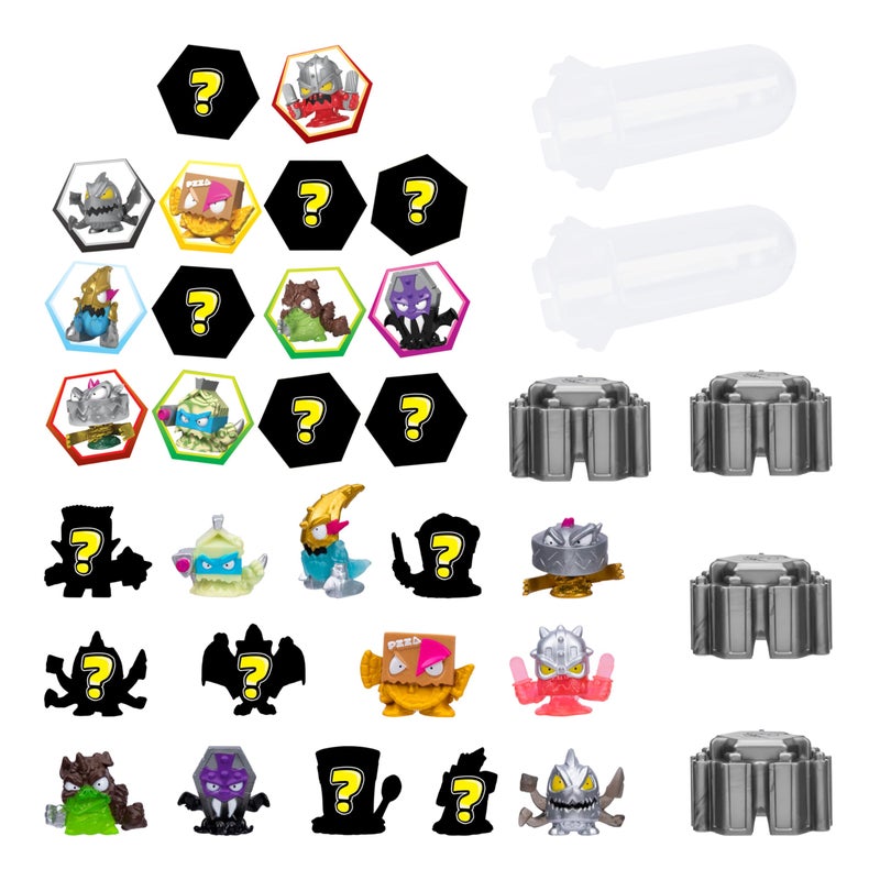 MrBeast Lab Swarms Battle Fusion Mega Lab Pack – 14 Micro Beasts with Ultra Rare Venus Bear Trap, 80+ Collectible Monsters, Stickers & Stackable Fusion Caps, Customizable Action Figures, Interactive Toy Set for Kids - Image 4