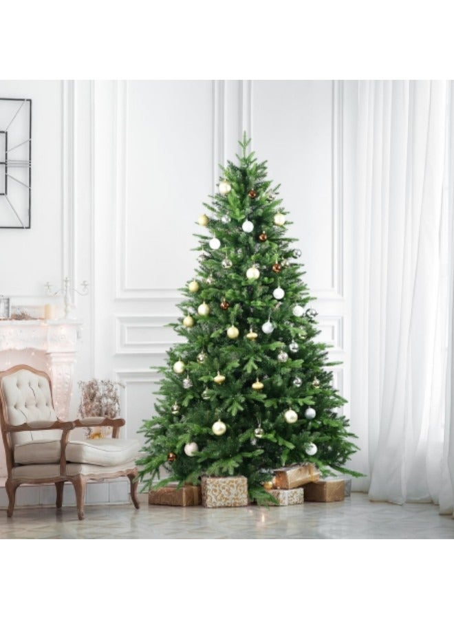 GGEROU 1.5M/5ft Artificial Christmas Tree, Premium Unlit Hinged Spruce Full Tree with 450 Branch Tips, Metal Stand, Hinged Structure, Easy Assembly - Image 2