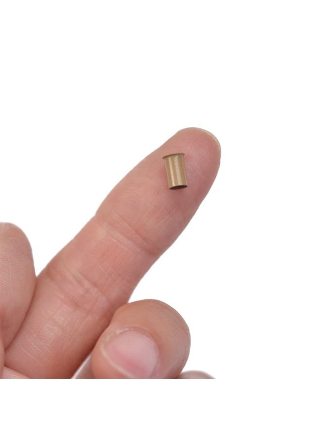 YTBYT 500 Pcs 3.4 mm Micro Link Ring Copper Tubes Beads Locks for I-Tip Human Hair Extensions (Dark Blonde) - Image 5