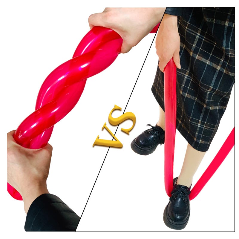 KUULBELA 100pcs Red 260 balloons, Thickening Latex Long Twisting Balloons for Animal Model for Halloween Xmas Presents, Animal Shape Weddings, Birthdays Clowns. - Image 2
