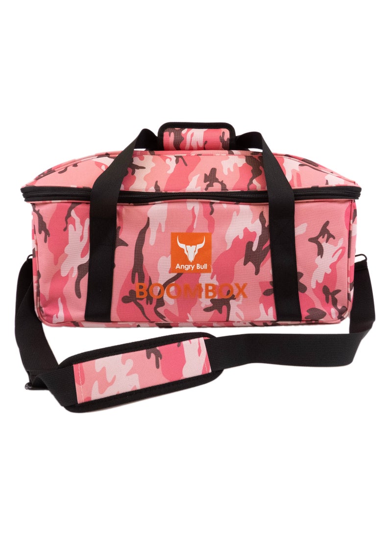 Angry Bull Speaker Bag Safety Carrying Case with Shoulder and Handy Strap Travel Bag for JBL Boombox 3 Portable Bluetooth Speaker Army - I  - Image 3