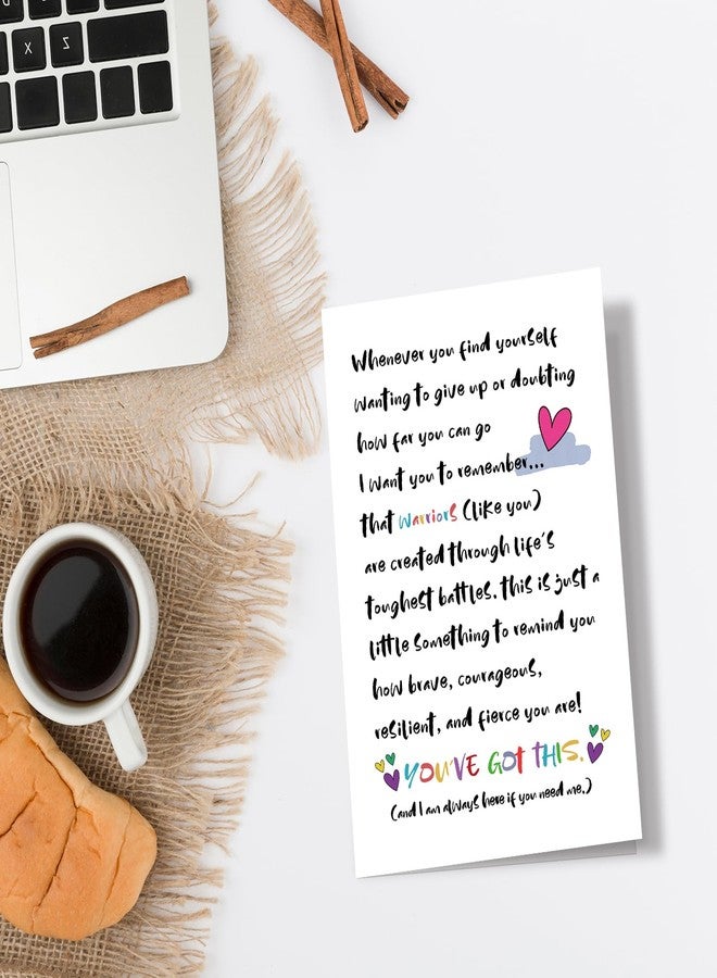 Spercy Encouragement & Support Card - 'You Got This' & 'Warrior' Designs, Thinking of You & Get Well Wishes - Image 5
