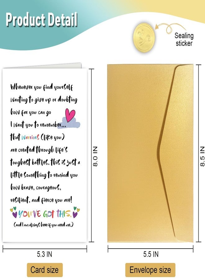 Spercy Encouragement & Support Card - 'You Got This' & 'Warrior' Designs, Thinking of You & Get Well Wishes - Image 2