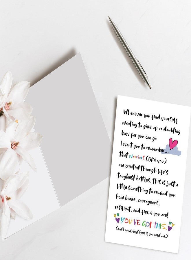 Spercy Encouragement & Support Card - 'You Got This' & 'Warrior' Designs, Thinking of You & Get Well Wishes - Image 3