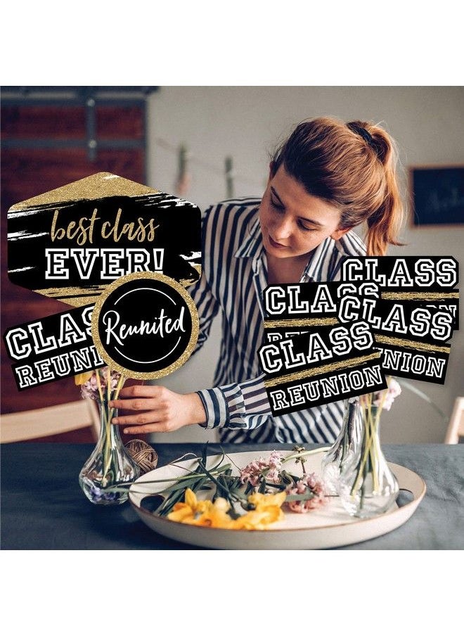 Big Dot of Happiness Reunited School Class Reunion Party Centerpiece Sticks Showstopper Table Toppers 35 Pieces  - Image 4