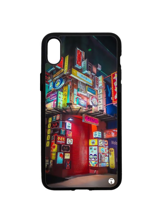 PRINTED Phone Cover FOR IPHONE X MAX Beautiful Chinies Street Drawing