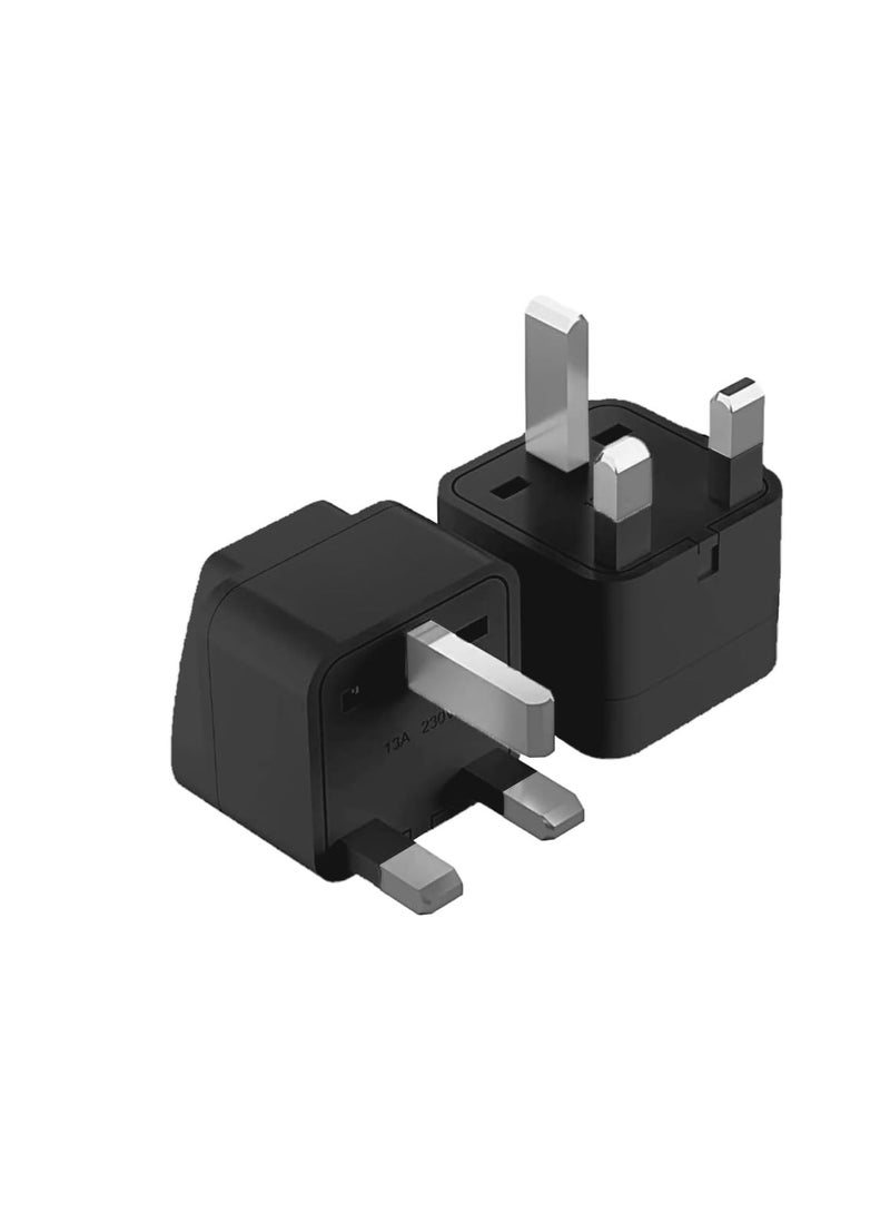 Cool Baby 2PS AU/EU/USA/CANADA/to UAE Plug Adapter, British 3 Pin Plug Converter UK to US, UK Travel Plug Adapter Type G, Universal Socket Grounded International Travel Adapter For Trip - Image 1