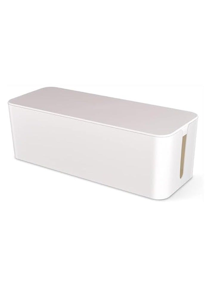 erorex Large Cord Management Boxes are designed to accommodate power strips up to 13.4in length. 40.7 x 15.7 x 13.4cm. - Image 1