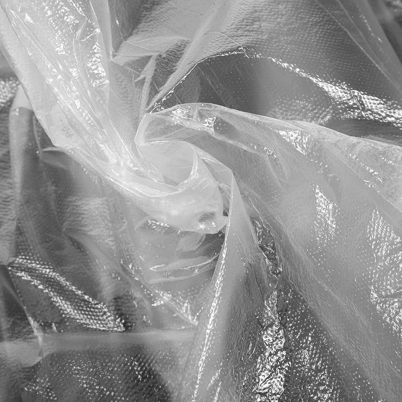 Thickened White Plastic Garbage Bags 5 Rolls Leak Resistant For Kitchen Bathroom - Image 4