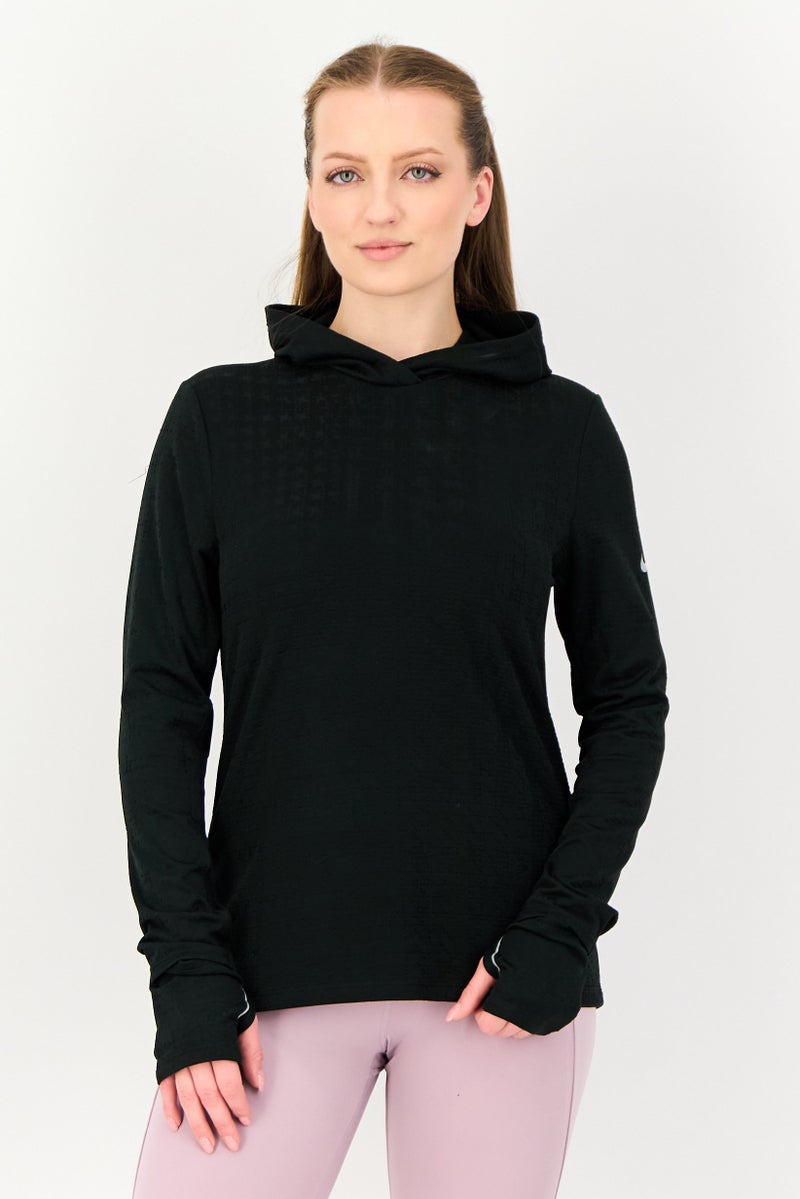 Nike Women Sportswear Fit Running Hoodies, Black - Image 1