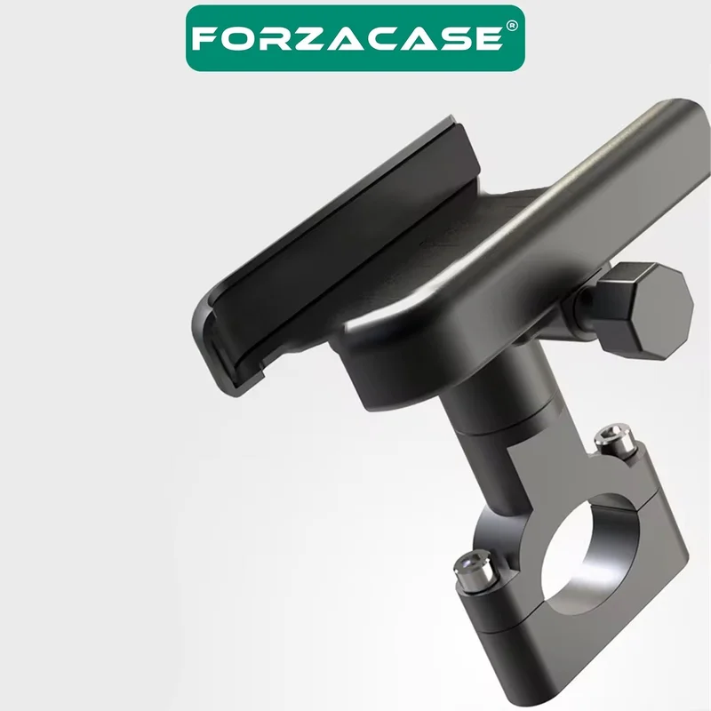 Forzacase Metal Phone Holder with Handlebar Mount for Bike Motorcycle Scooter - FC687
