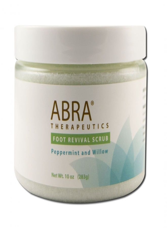 Abra Therapeutics Foot Revival Scrub, Peppermint and Willow, 10 oz (283 g)