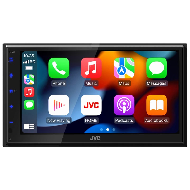 JVC KWM690BW 68 Capacitive Touchscreen Car Stereo Wireless Apple CarPlay Android Auto Bluetooth USB Mirroring 13Band EQ