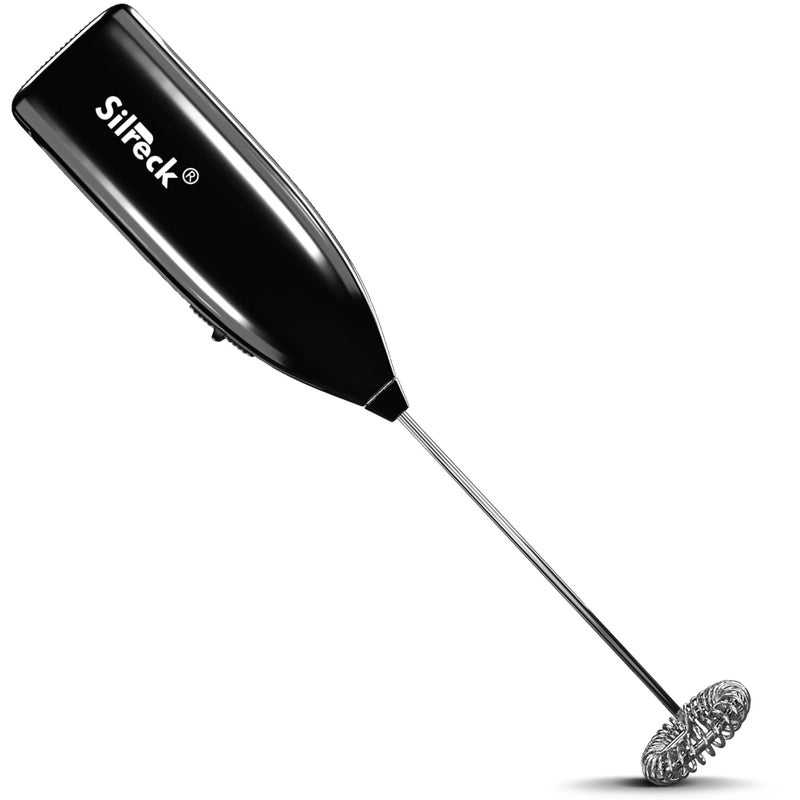 Milk Frother Handheld Coffee and Cappuccino Mixer Automatic Milk Foam Maker Milk Frother Egg  Milkshake WhiskBlack