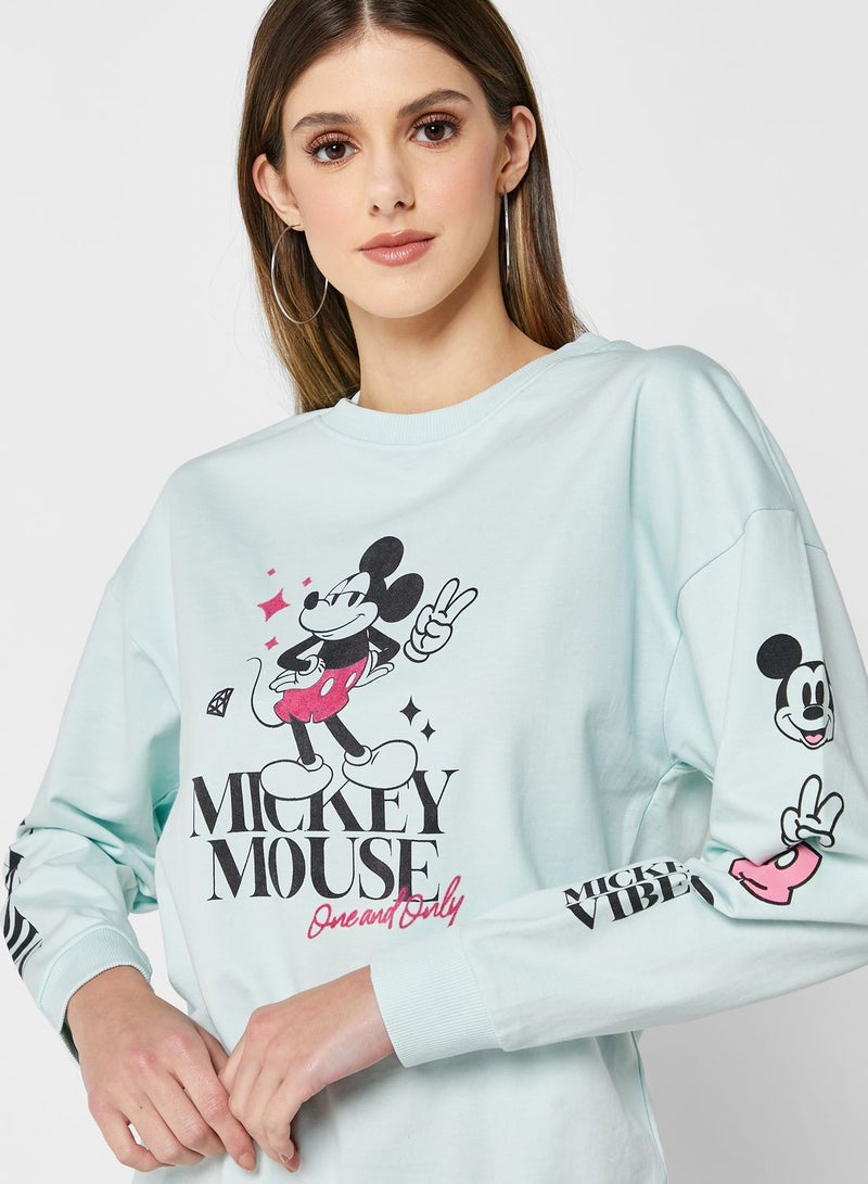 MICKEY MOUSE Mickey Mouse Crew Neck Sweatshirt  - Image 3