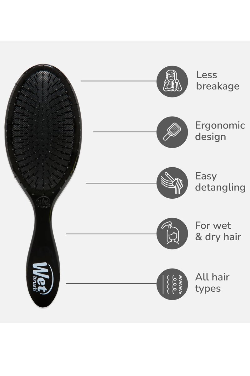 Wet Brush Original Detangling Hair Brush - Black - Image 4