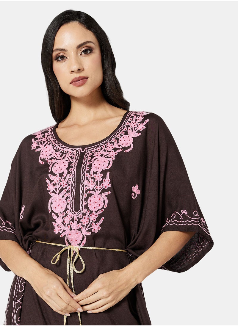 ARABIAN CLOSET EMBROIDERED KAFTAN  - Image 3
