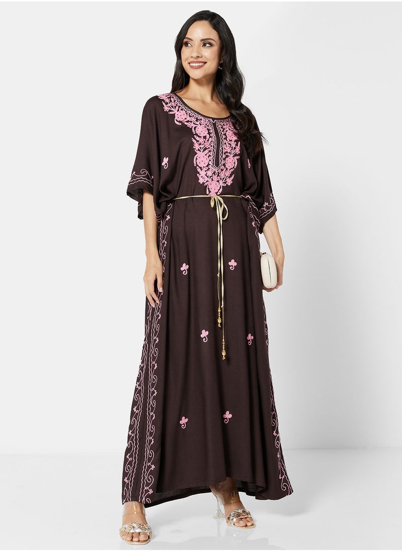 ARABIAN CLOSET EMBROIDERED KAFTAN  - Image 5