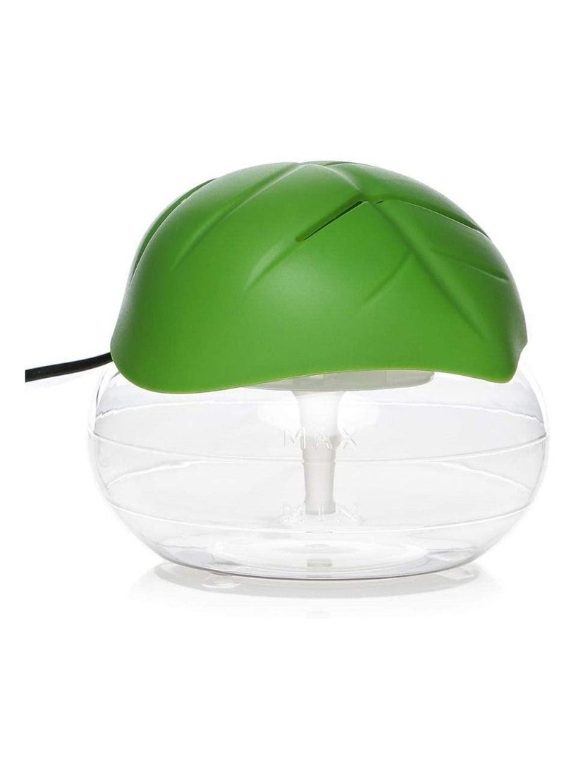 Leaf Shape Portable Room Air Refresher Diffuser Purifier And Humidifier Revitalizer Green - Image 1