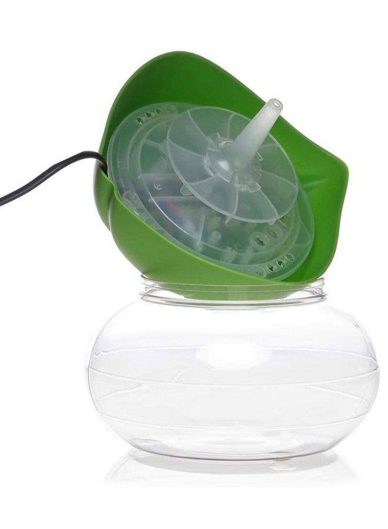 Leaf Shape Portable Room Air Refresher Diffuser Purifier And Humidifier Revitalizer Green - Image 2