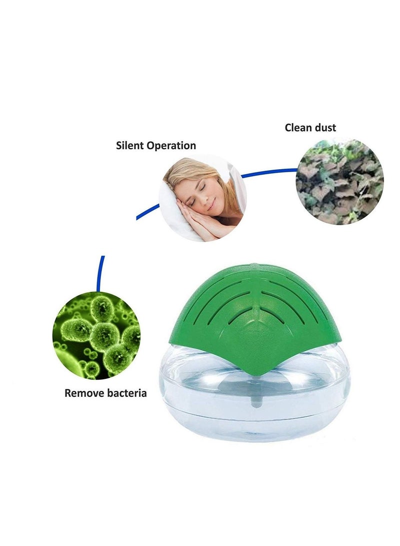 Leaf Shape Portable Room Air Refresher Diffuser Purifier And Humidifier Revitalizer Green - Image 4