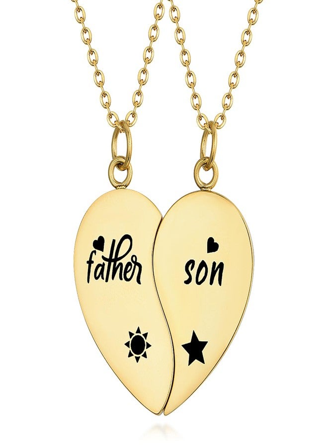 Yonhon Father Son Necklace Matching Set for 2 - Image 1