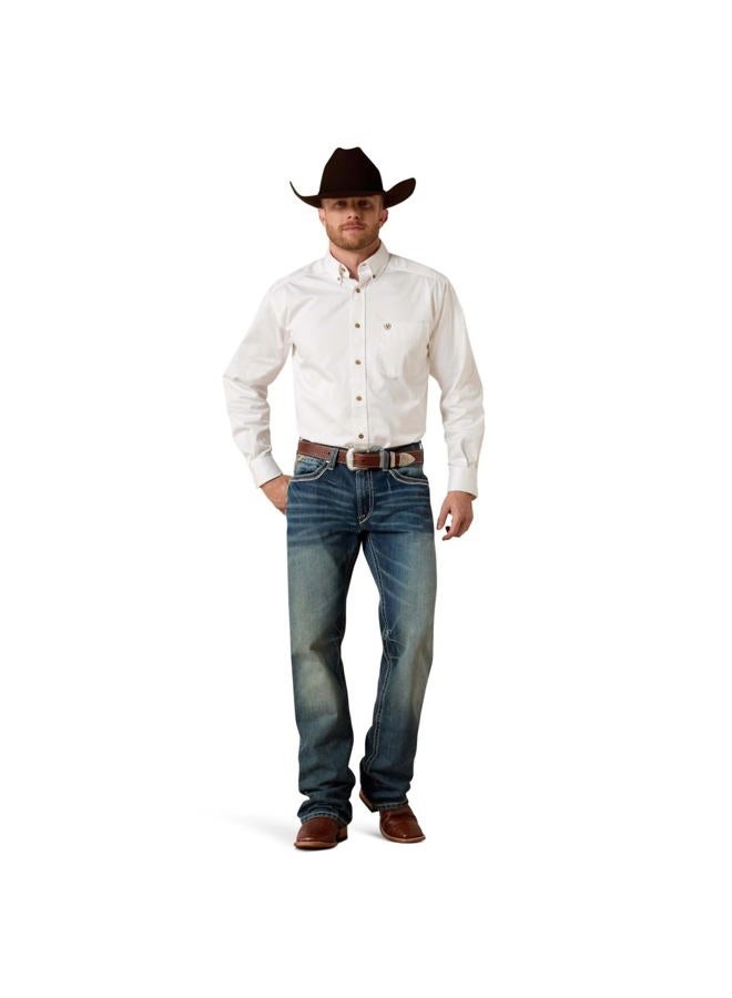 Ariat Men's M4 Low Rise Boot Cut Jeans, Scoundrel, 32W x 30L - Image 4